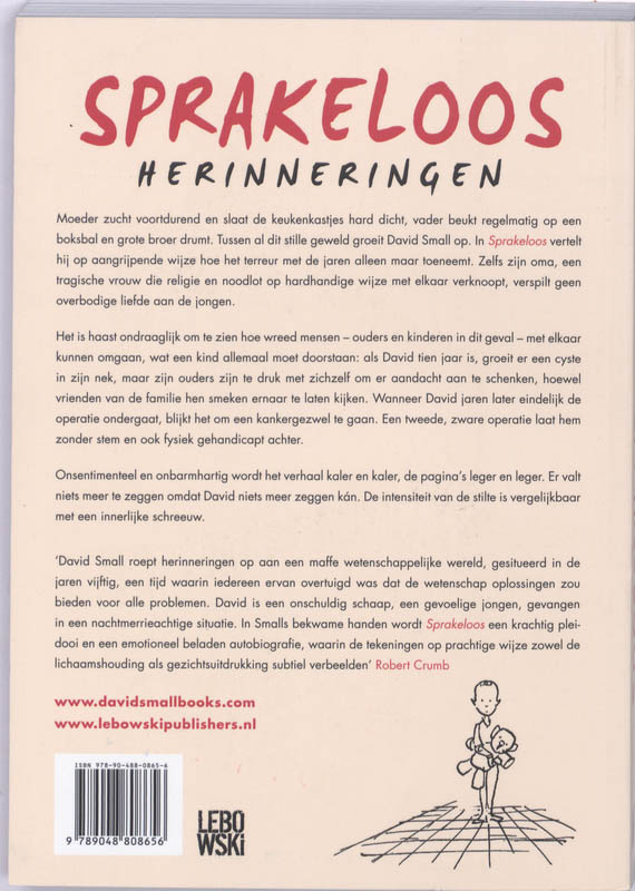 Achterkant van Sprakeloos