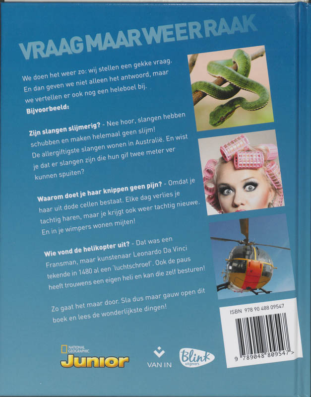 Achterkant van Vraag maar raak