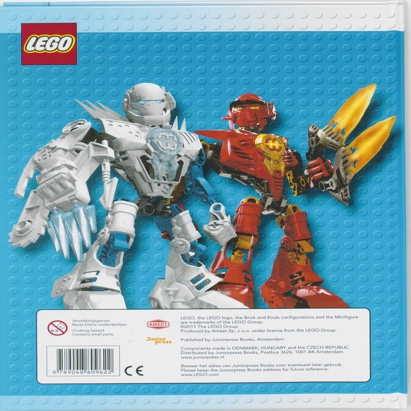 Achterkant van LEGO Groot speel- en puzzelboek