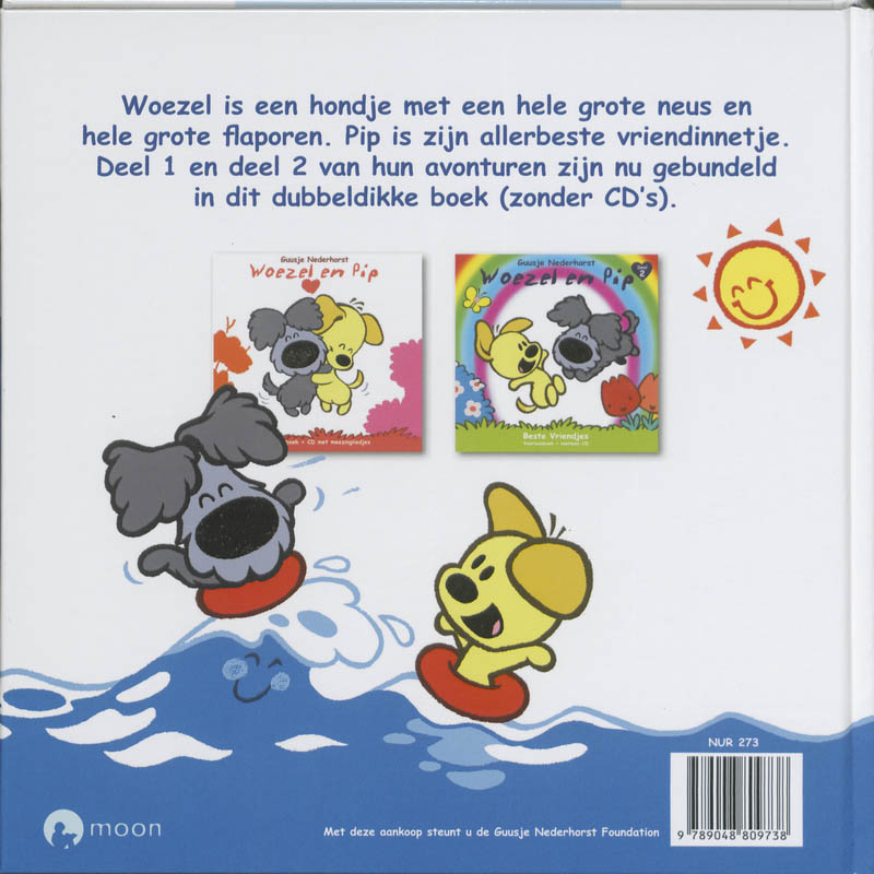 Achterkant van Dubbeldikke vriendjes