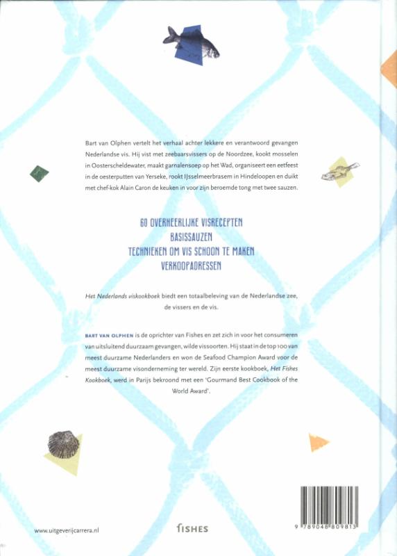 Achterkant van Het Nederlands viskookboek