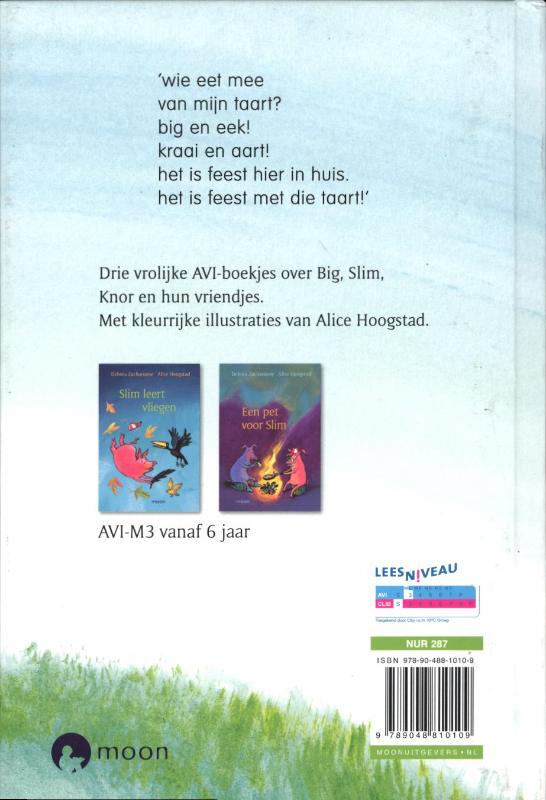Achterkant van Wie wil er taart?