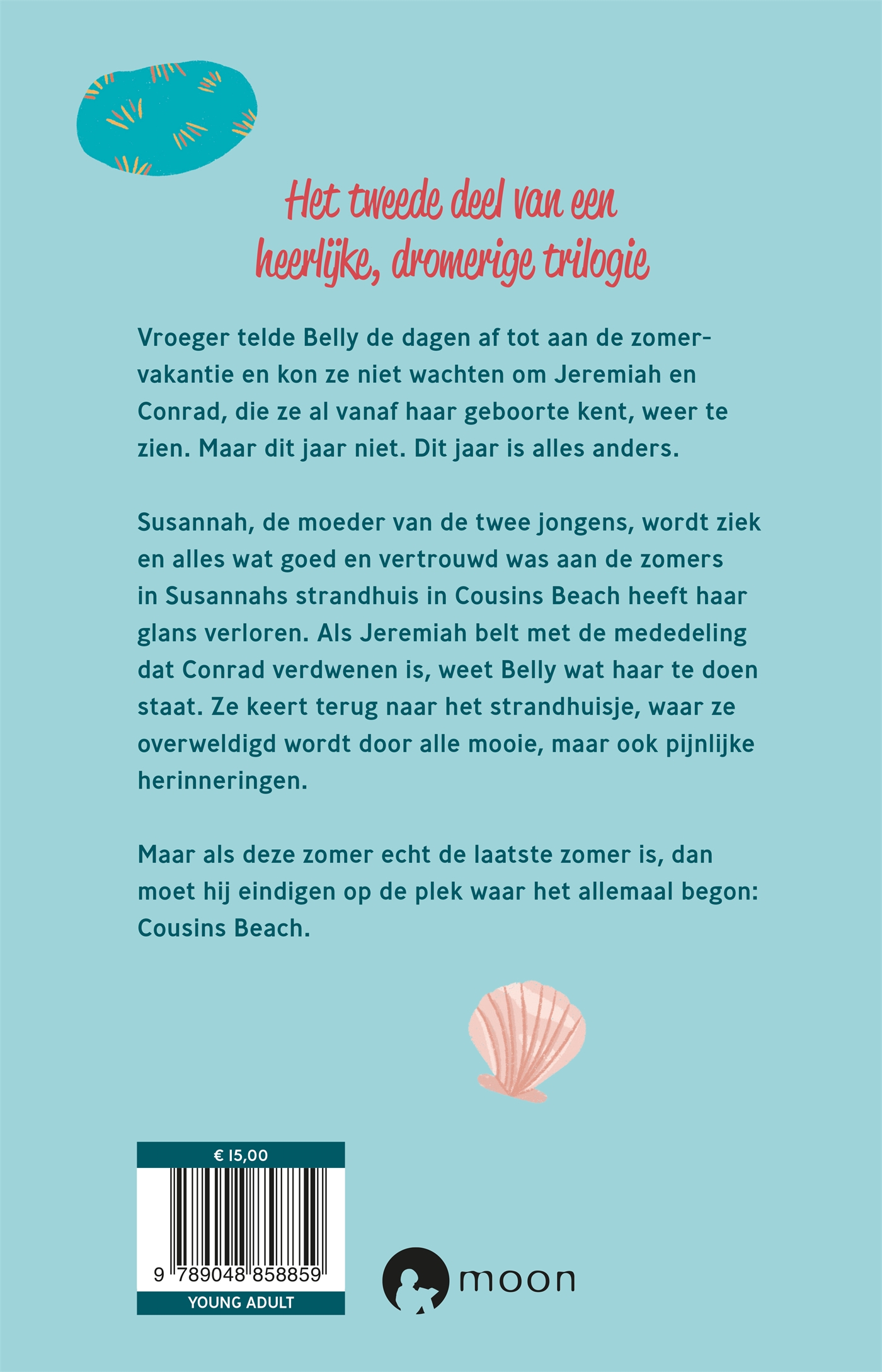 Achterkant van Een zomer zonder jou
