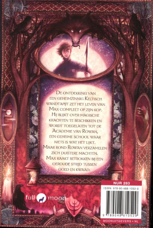 Achterkant van 1: De wolfshond van Rowan