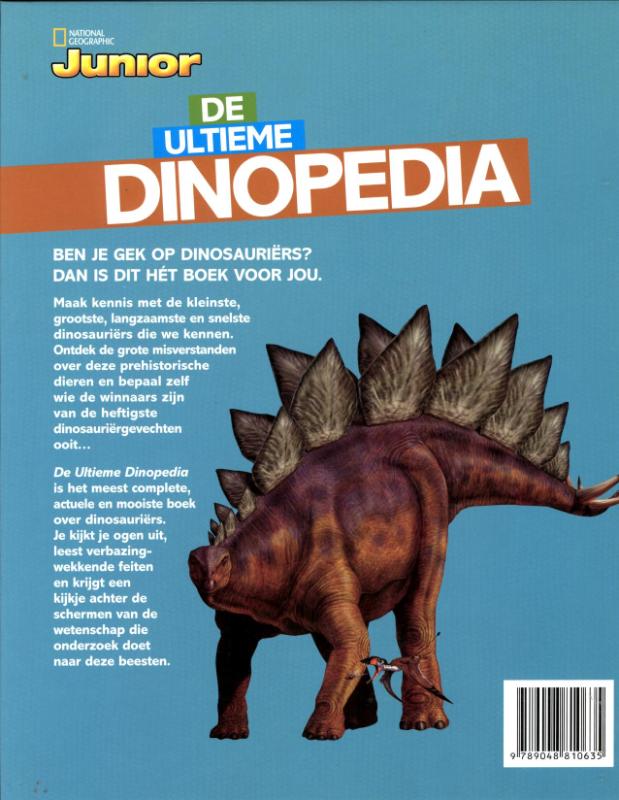 Achterkant van De Ultieme Dinopedia