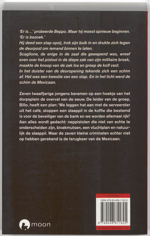 Achterkant van Zeven kleine criminelen