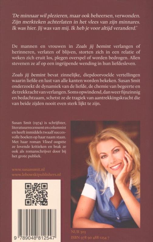 Achterkant van Zoals jij bemint