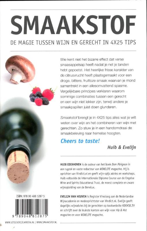 Achterkant van Smaakstof