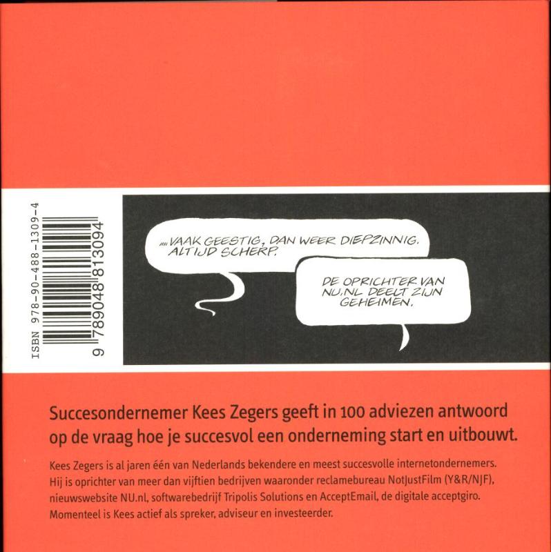 Achterkant van Startkapitaal