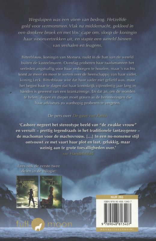 Achterkant van Bitterblauw