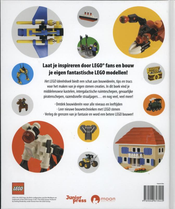 Achterkant van Het Lego ideeenn boek