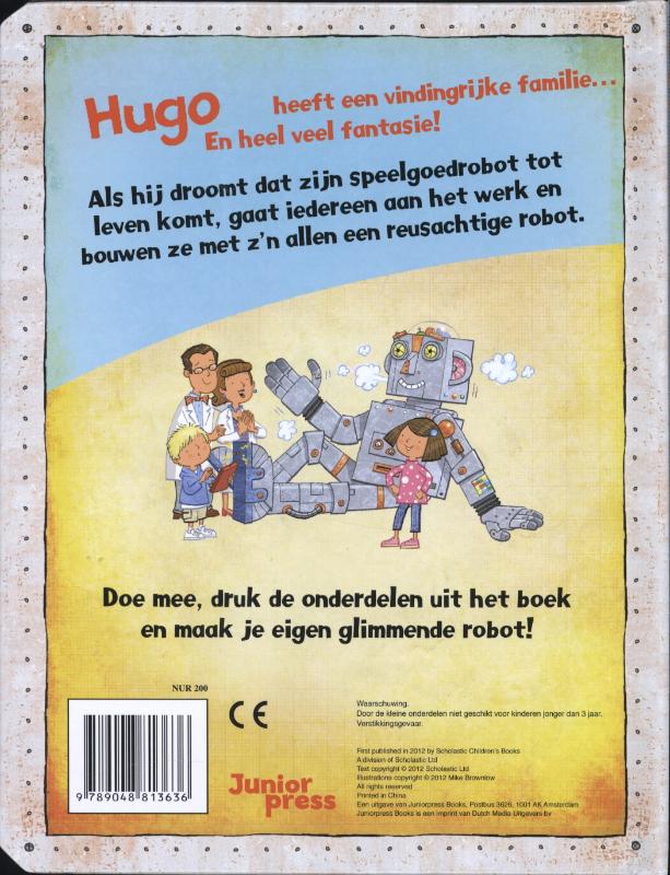 Achterkant van Maak een robot