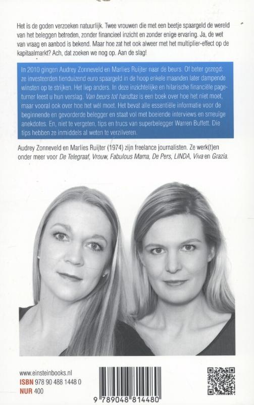 Achterkant van Van beurs tot handtas