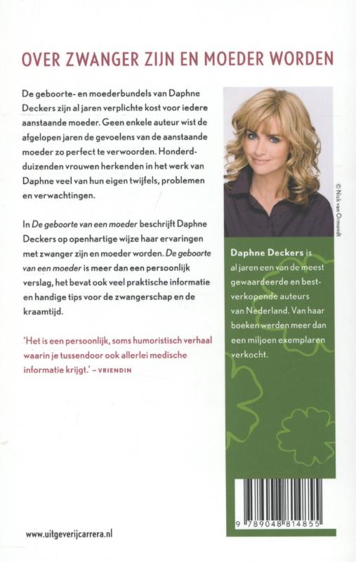 Achterkant van De geboorte van een moeder