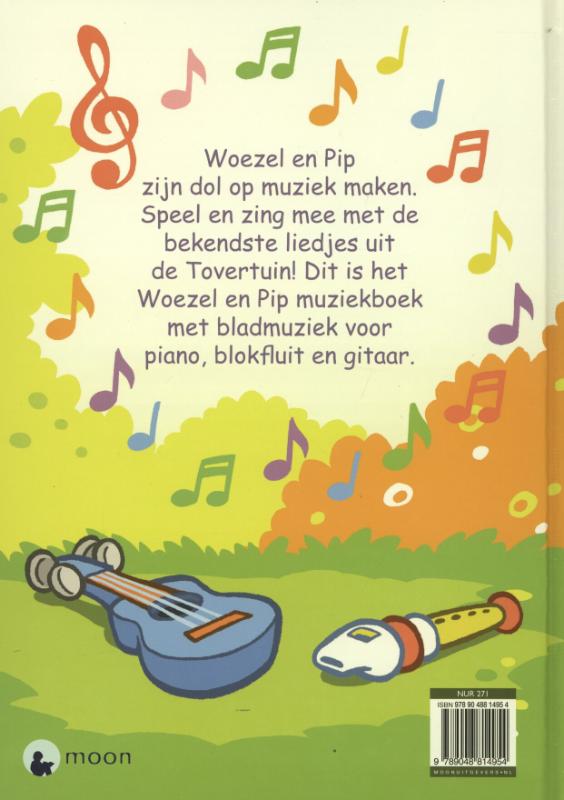 Achterkant van Lalala muziekboek