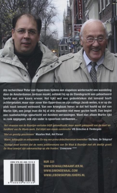 Achterkant van Een licht in de duisternis