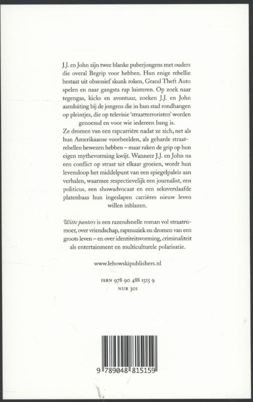 Achterkant van Witte panters
