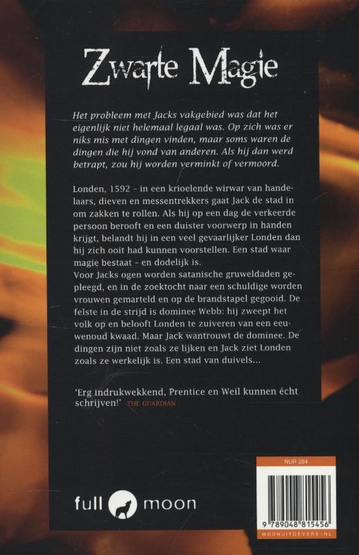 Achterkant van Zwarte magie