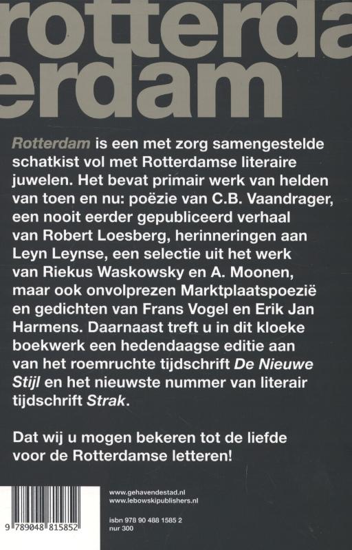 Achterkant van Rotterdam