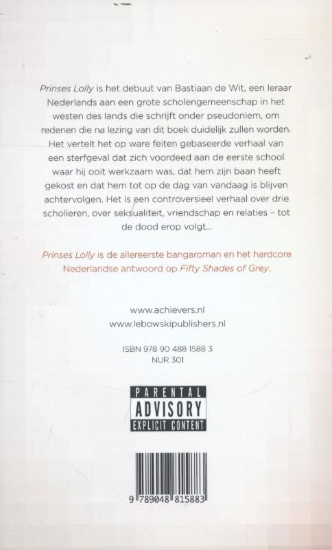 Achterkant van Prinses Lolly