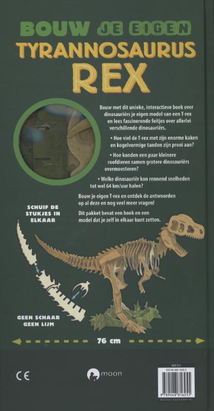 Achterkant van Bouw je eigen tyrannosaurus Rex