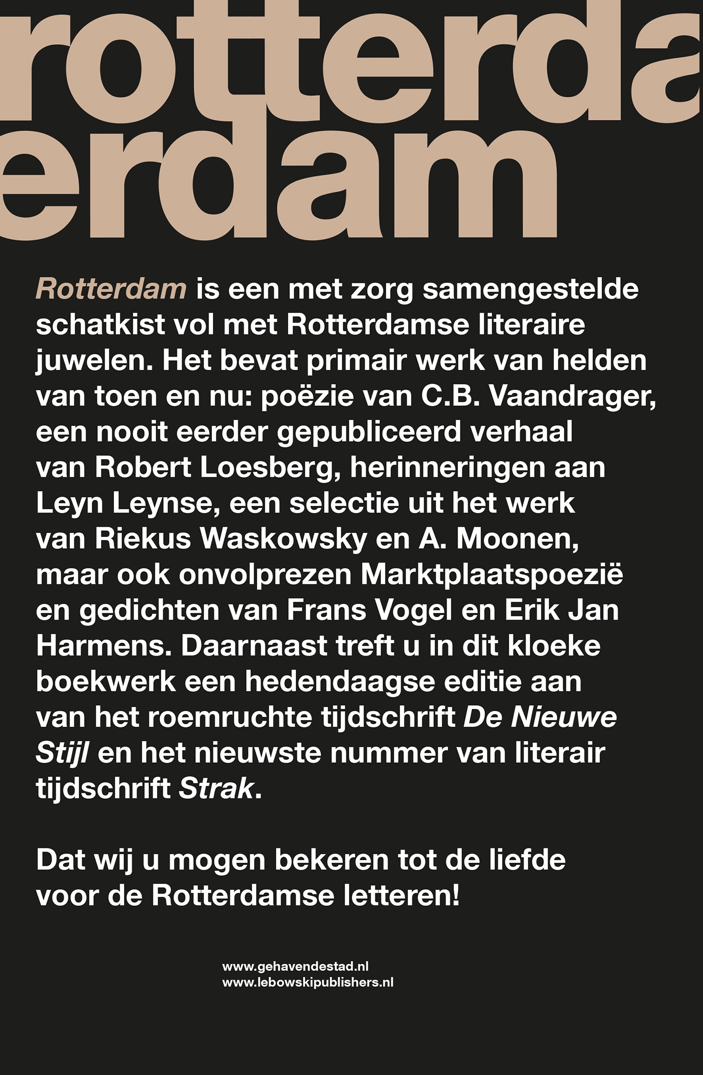 Achterkant van Rotterdam