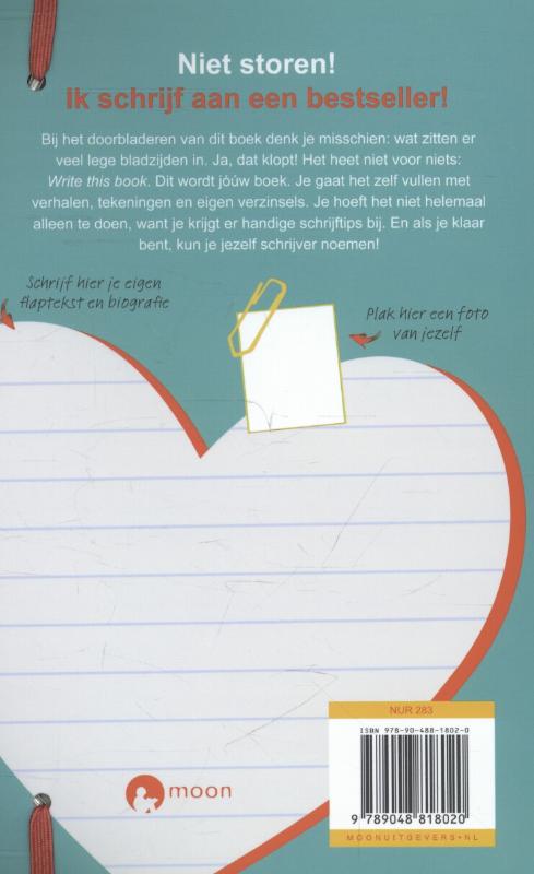 Achterkant van Write this book
