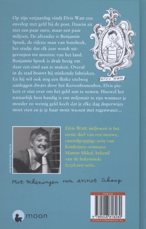 Achterkant van Elvis Watt, miljonair