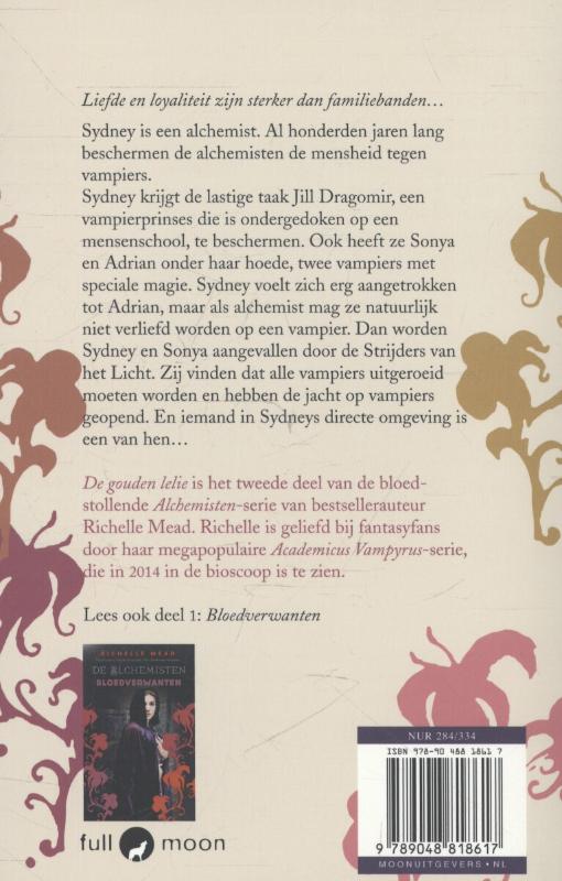 Achterkant van De gouden lelie