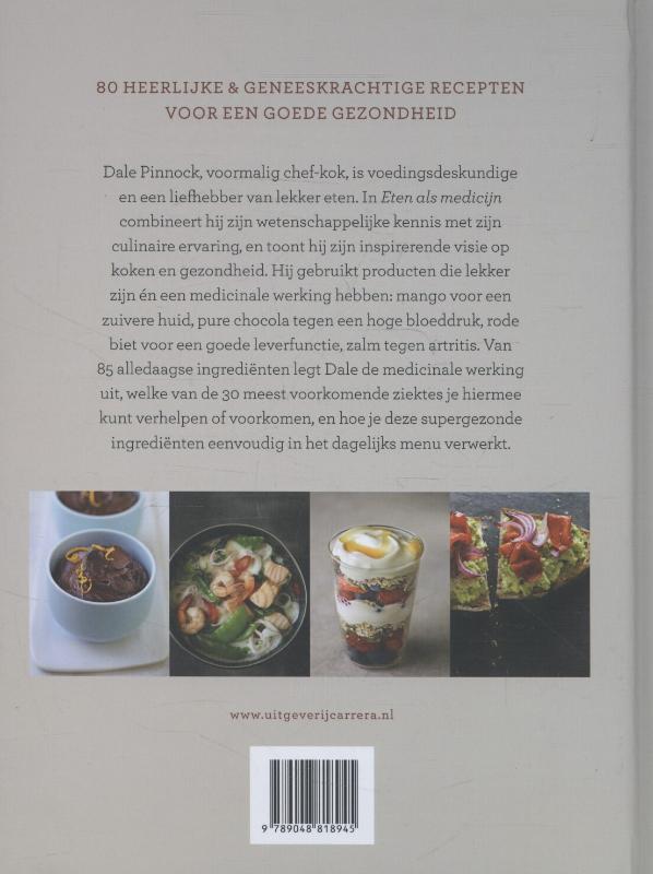 Achterkant van Eten als medicijn