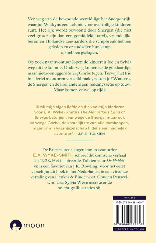 Achterkant van Het wonderbaarlijke Snergenland