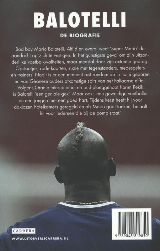 Achterkant van Balotelli