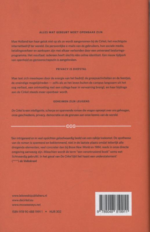 Achterkant van De cirkel