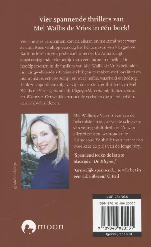 Achterkant van Uitgespeeld; Verblind; Buiten zinnen; Waanzin