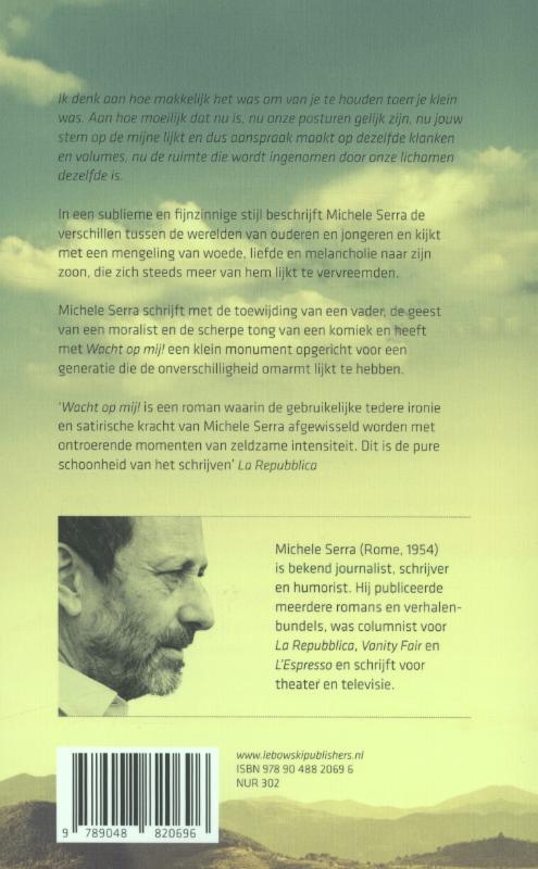 Achterkant van Wacht op mij!