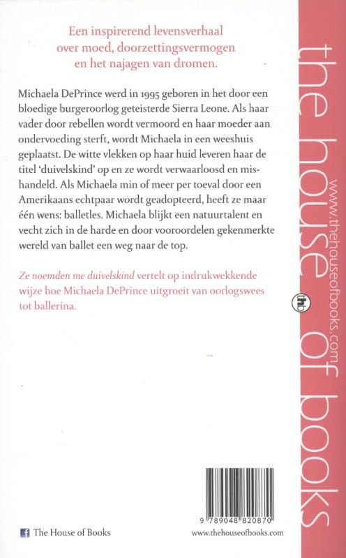Achterkant van Ze noemden me duivelskind