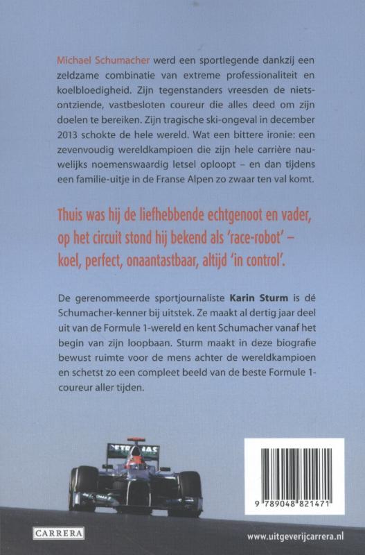 Achterkant van Michael Schumacher