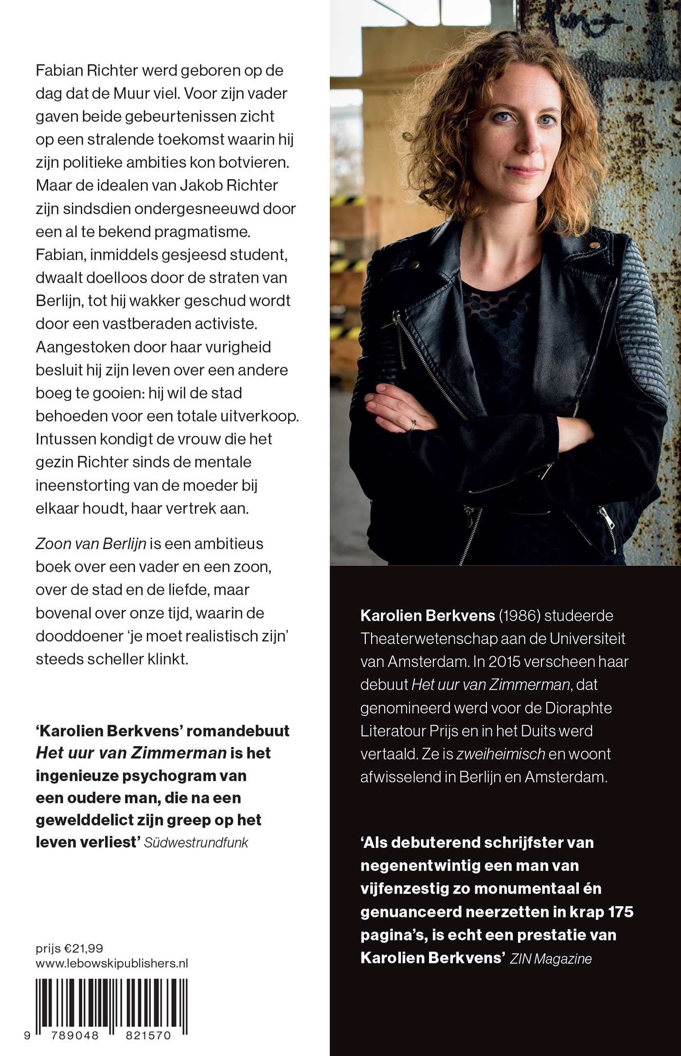 Achterkant van Zoon van Berlijn