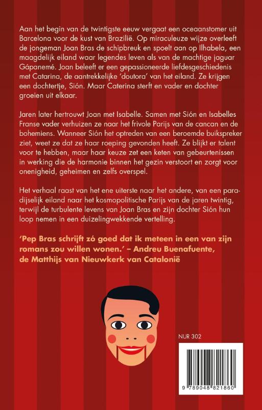 Achterkant van Het meisje dat poppen liet spreken