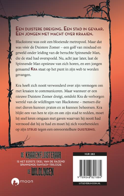 Achterkant van De kraaienfluisteraar