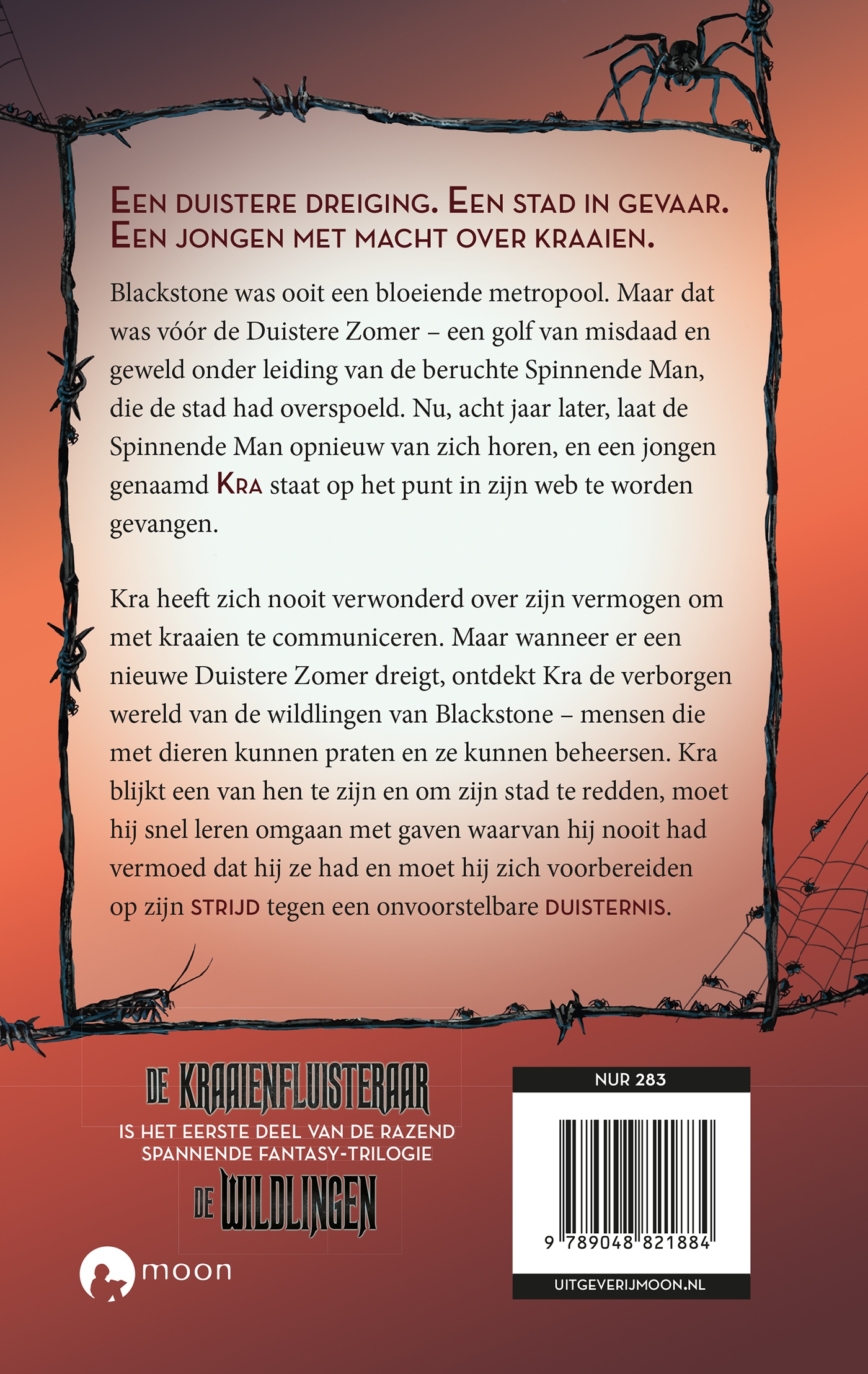 Achterkant van De Wildlingen - De kraaienfluisteraar
