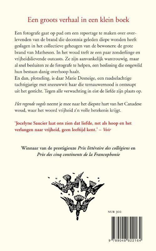 Achterkant van Het regende vogels