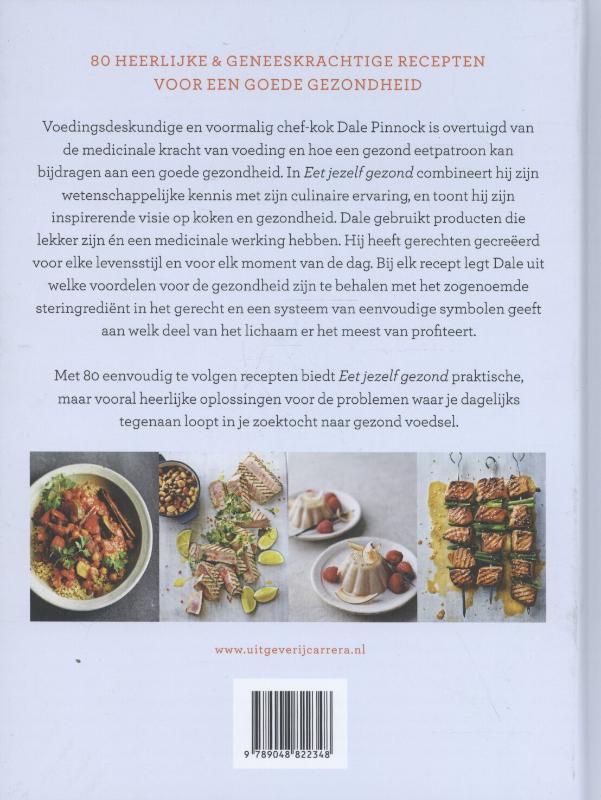 Achterkant van Eet jezelf gezond