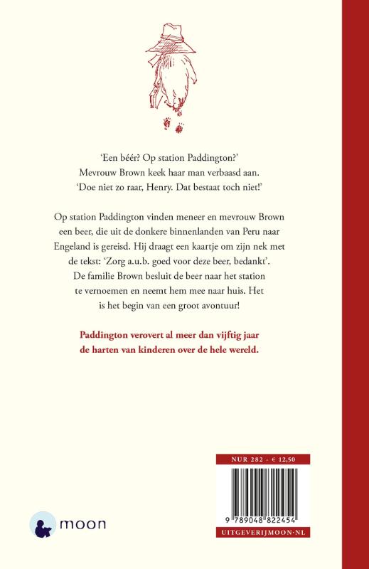 Achterkant van Een beer genaamd Paddington