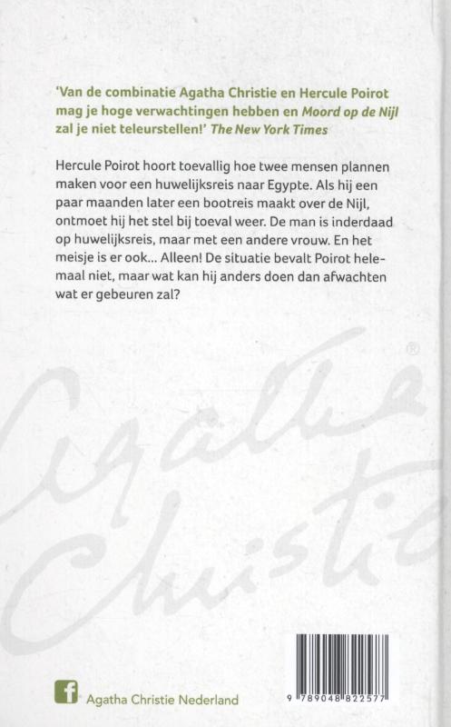 Achterkant van Moord op de Nijl