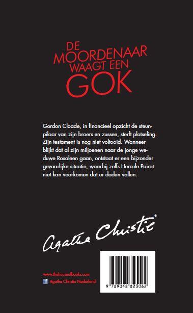 Achterkant van De moordenaar waagt een gok