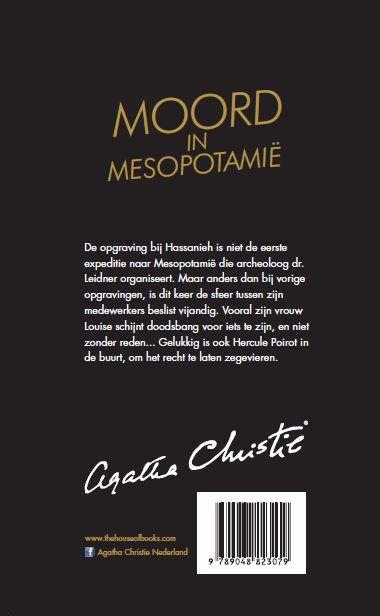 Achterkant van Moord in Mesopotamië