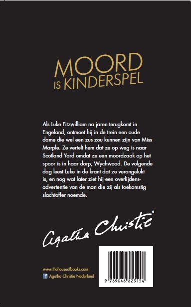 Achterkant van Moord is kinderspel