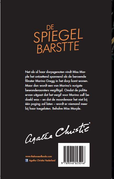 Achterkant van De spiegel barstte