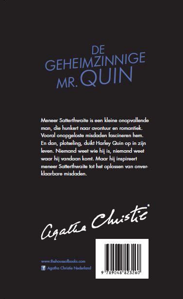 Achterkant van De geheimzinnige mr. Quin